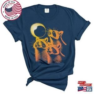 Racoons Howling At The Moon T-Shirt Funny Racoon Shirt